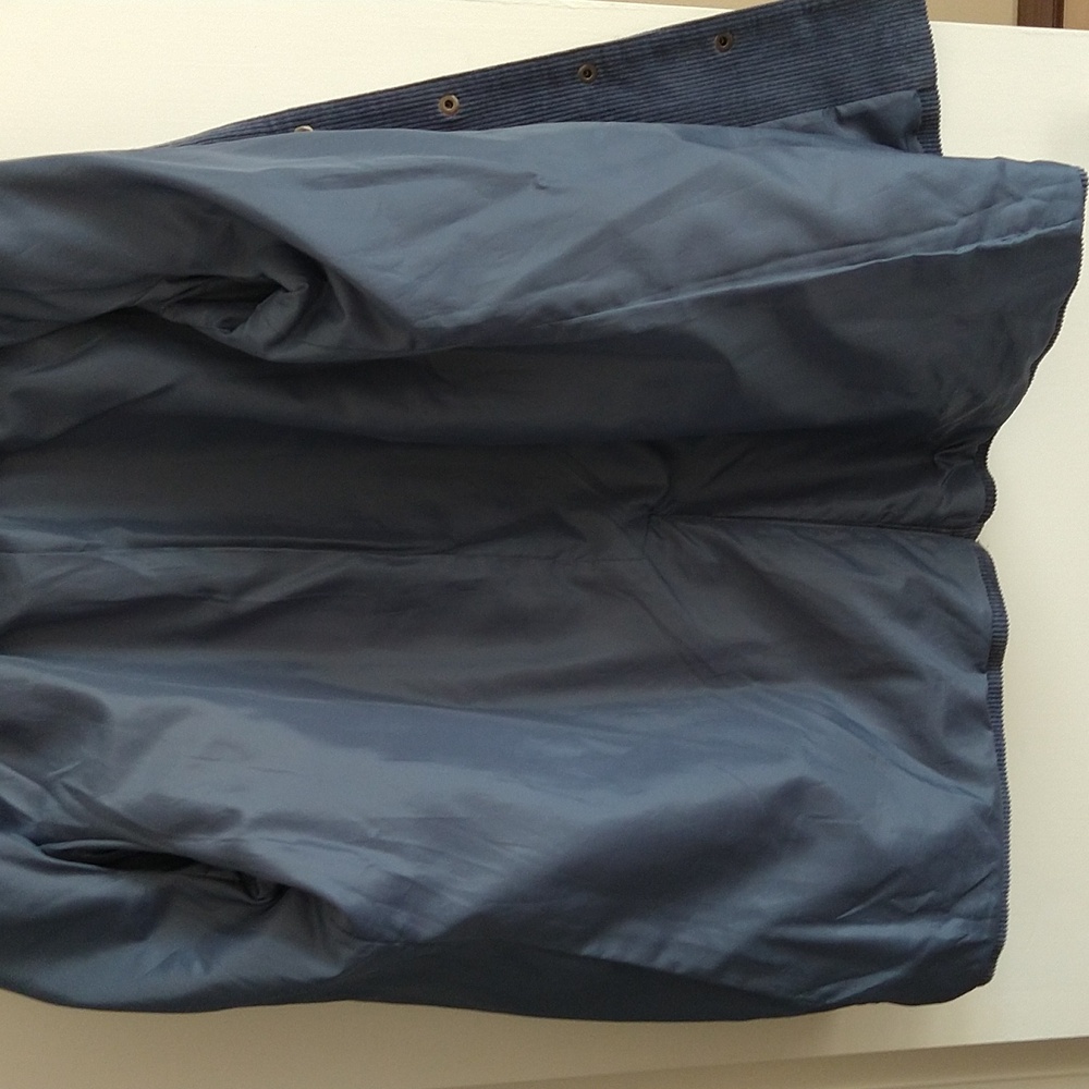 Denim & Co. Corduroy Jacket Blazer Snap Button Closure - Picture 5 of 7